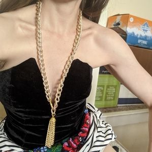 Amazing corset urrban outfitters with chain